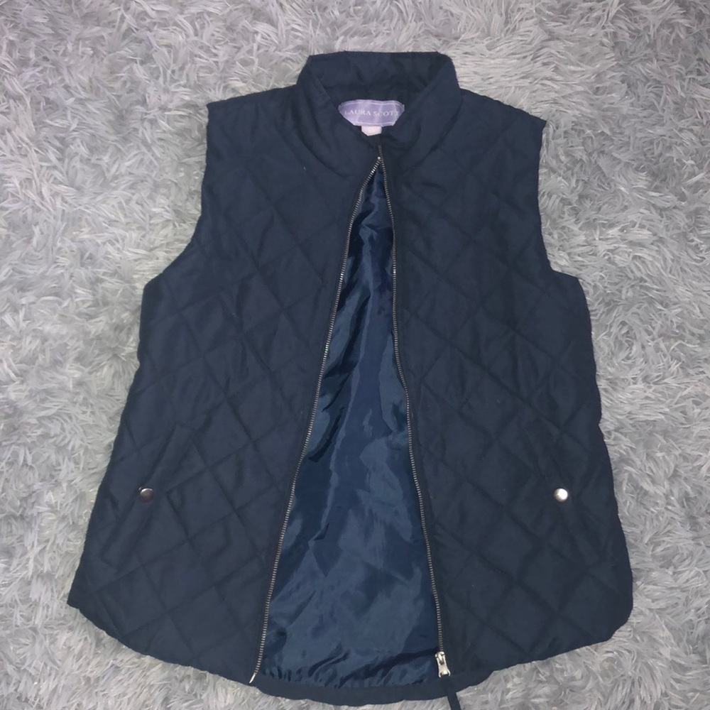 Navy Laura Scott Vest